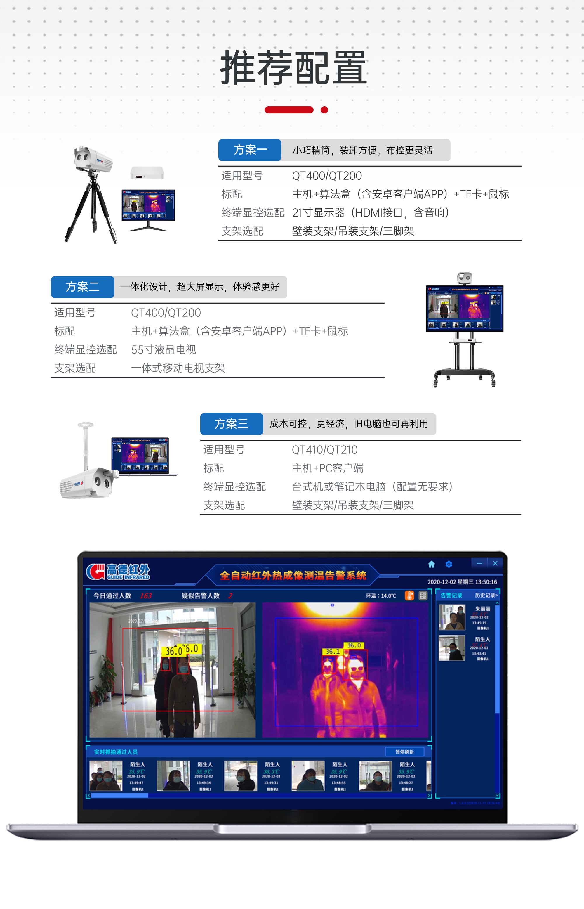 高德QT系列全自动红外热成像测温告警系统(图6) 高德QT系列全自动红外热成像测温告警系统(图6)